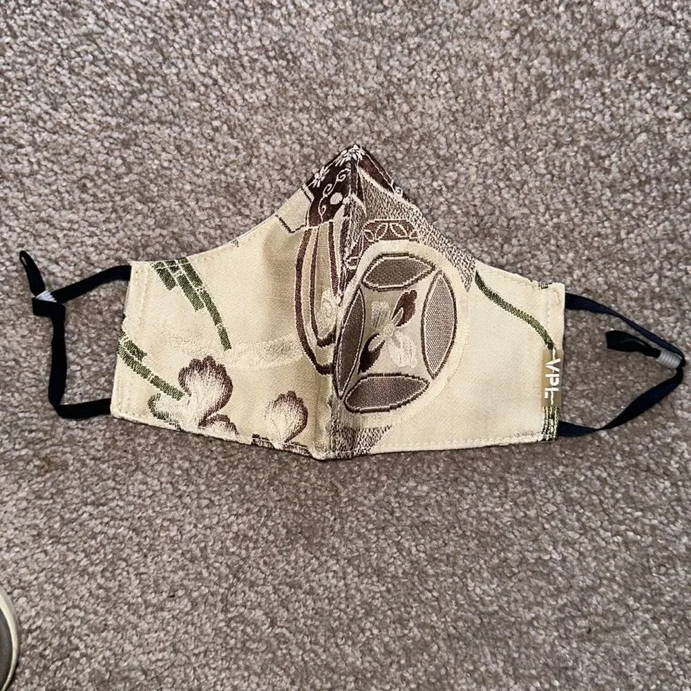 VPL for Athleta Japanese Vintage Kimono OBI Face Mask!